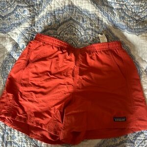 Women’s red Patagonia 5inch baggies